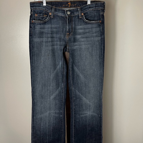 🛍 7 for all mankind LIKE NEW Long legs boot cut jeans - Picture 6 of 7